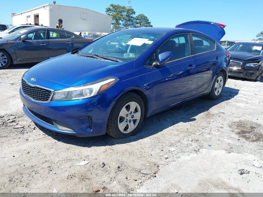 Vin: 3kpfk4a73he060915, lot: 45617567, kia forte lx 20172