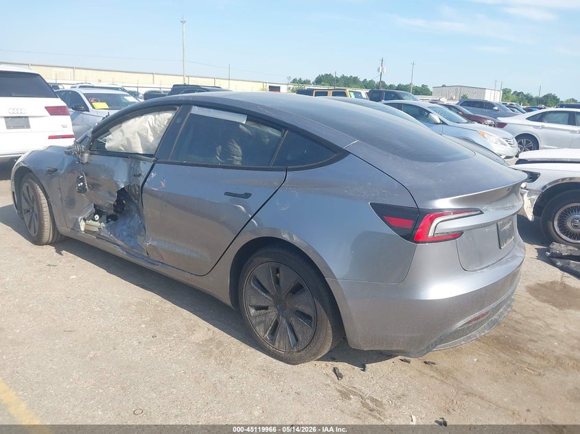 Vin: 5yj3e1ea6sf010784, lot: 45617582, tesla model 3 long range rear-wheel drive/standard rear-wheel drive 20253