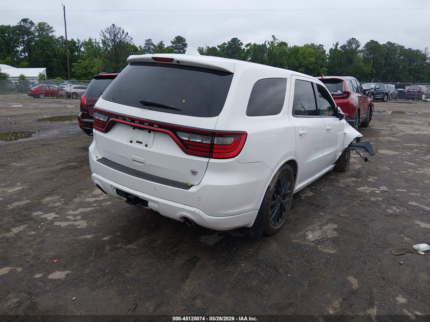 Vin: 1c4sdjct8gc446799, lot: 45617689, dodge durango r/t 20164