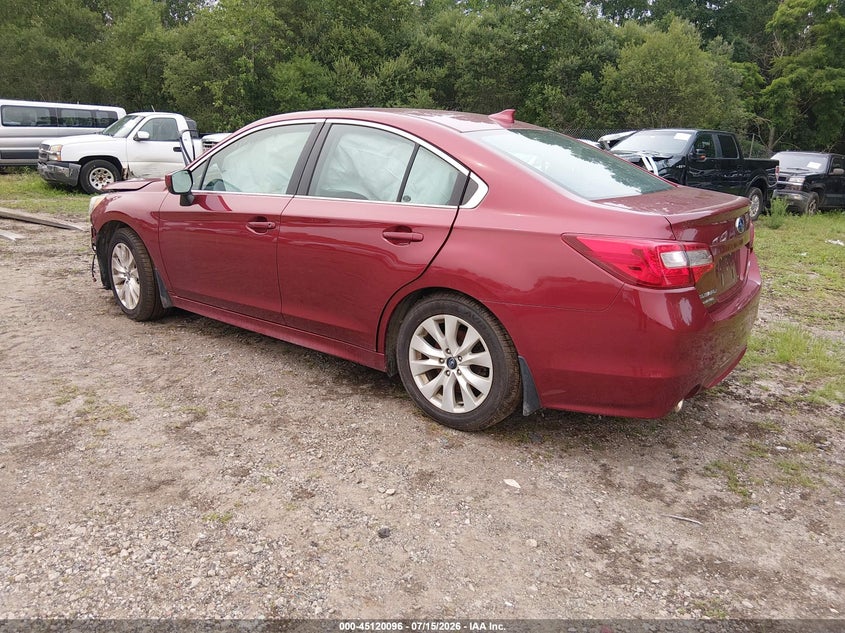 Vin: 4s3bnad66h3026787, lot: 45617712, subaru legacy 2.5i premium 20173