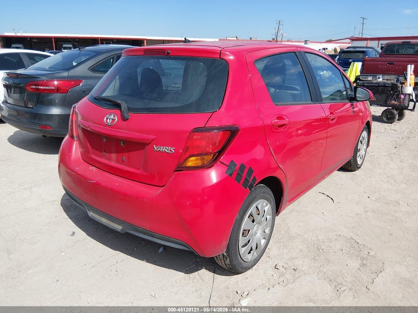 2016 TOYOTA YARIS auction photo 4