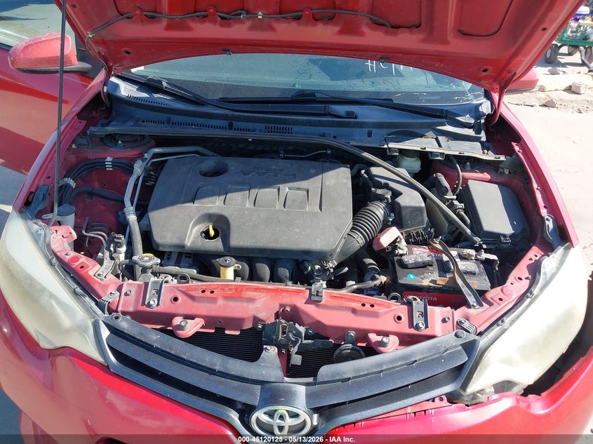 2015 TOYOTA COROLLA SEDAN 1.8L I-4 DOHC, VVT, 132HP