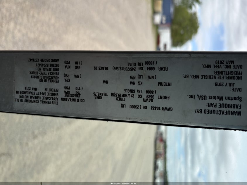 2020 FREIGHTLINER MT55G auction photo 8