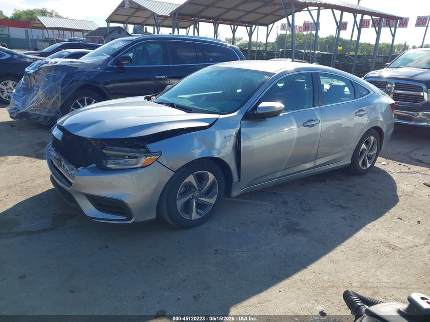 Vin: 19xze4f15ke007438, lot: 45617838, honda insight lx 20192