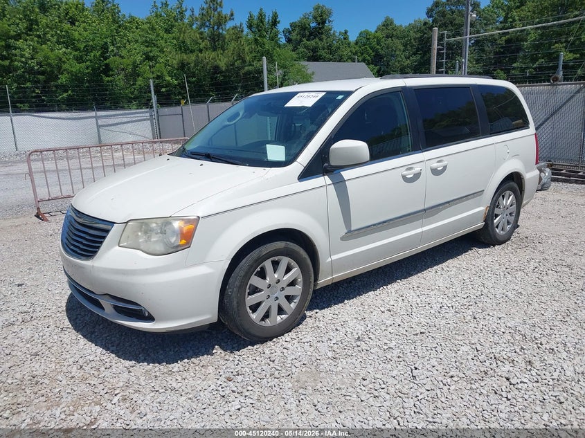Vin: 2c4rc1bg6dr559529, lot: 45617856, chrysler town & country touring 20132