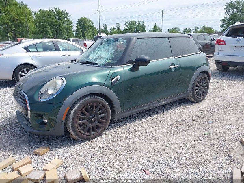Vin: wmwxp5c54gt739568, lot: 45617992, mini hardtop cooper 20162
