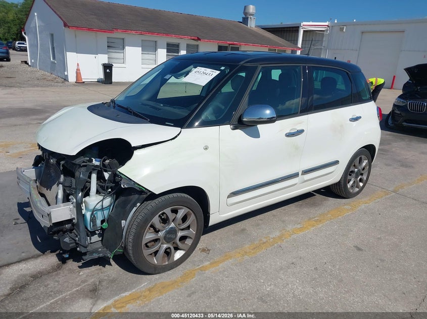 Vin: zfbnfach1kz042304, lot: 45618049, fiat 500l lounge 20192