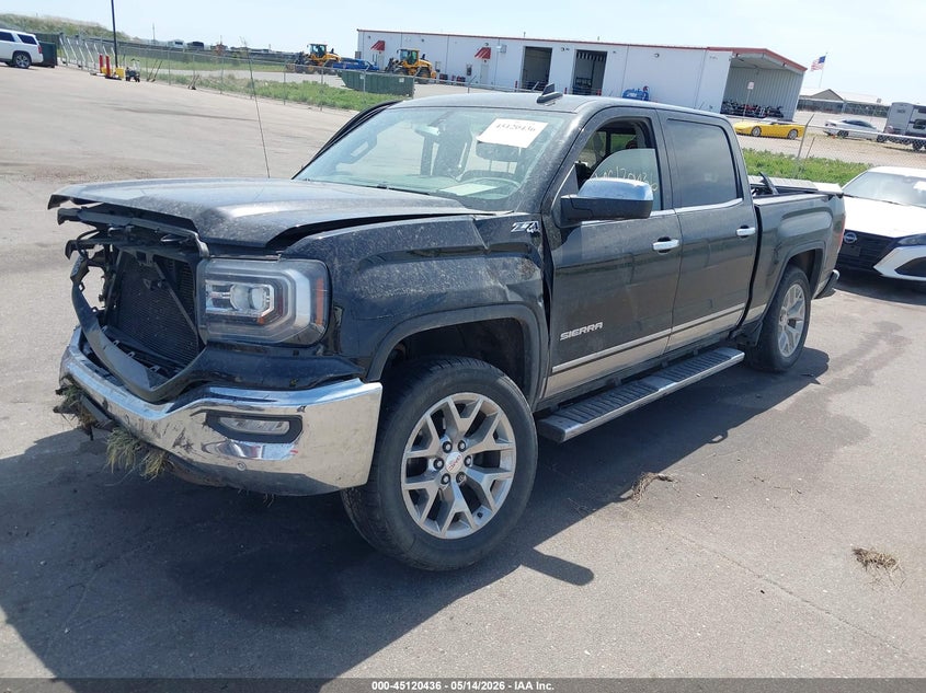 Vin: 3gtu2nec1gg151222, lot: 45618052, gmc sierra 1500 slt 20162
