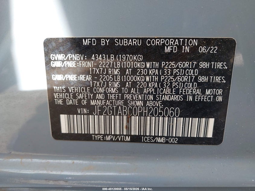 2023 SUBARU CROSSTREK — Photo 9