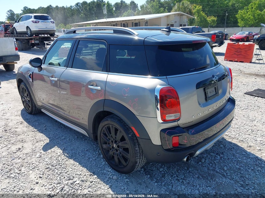 Vin: wmzyt5c50k3j89250, lot: 45618174, mini countryman cooper s 20193