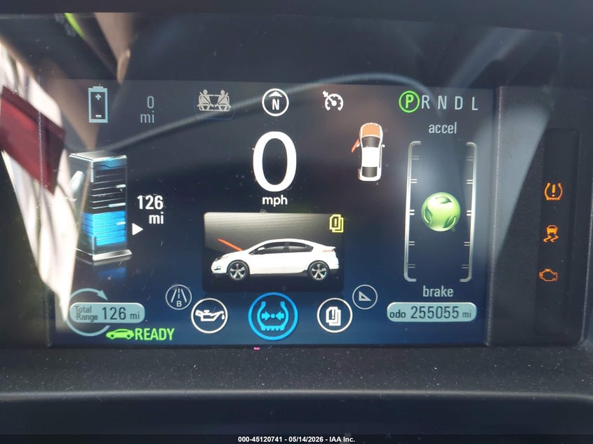 2013 Chevrolet Volt VIN: 1G1RA6E46DU127488 Lot: 45120741
