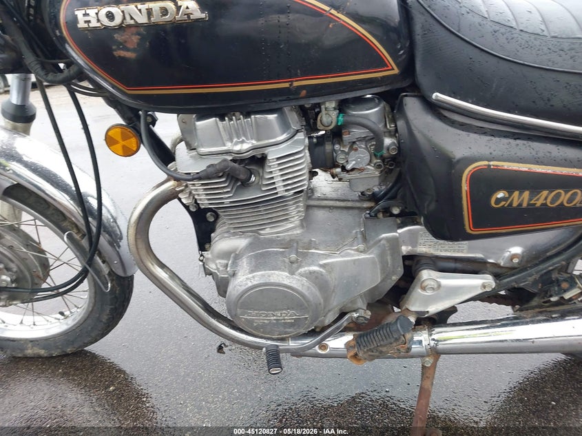 1981 Honda Cm400 E VIN: JH2NC0111BM104231 Lot: 45120827