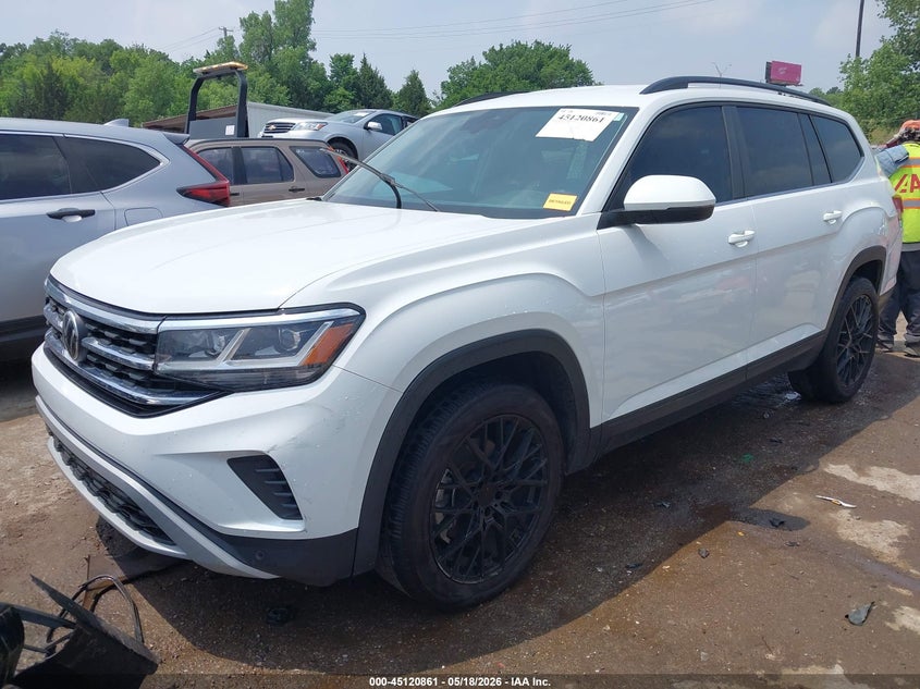 2021 VOLKSWAGEN ATLAS auction photo 2
