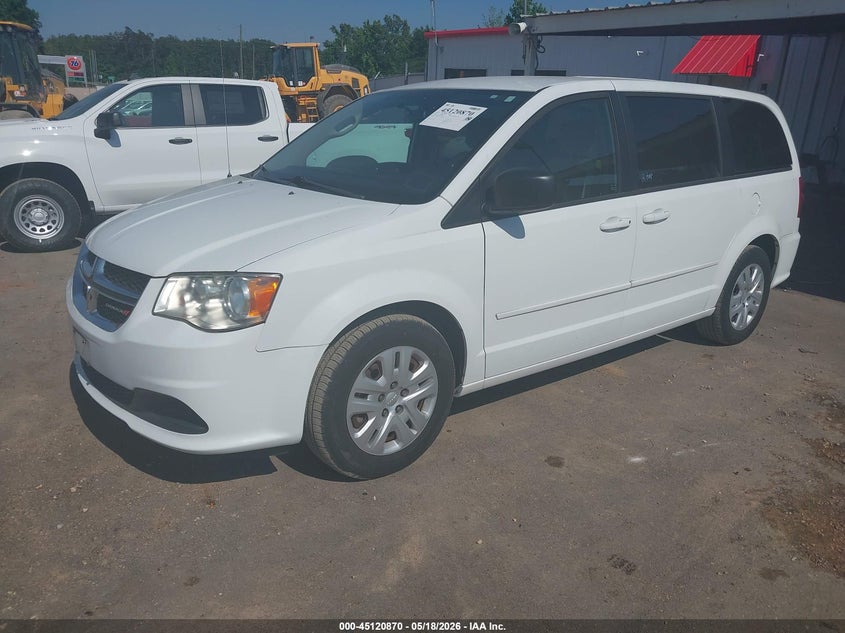 Vin: 2c4rdgbg4er379922, lot: 45618486, dodge grand caravan se 20142