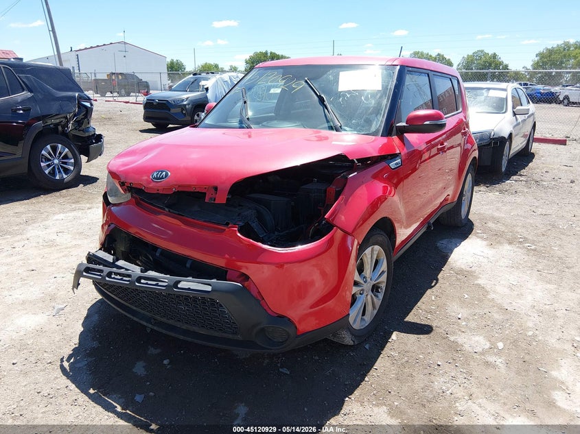 Vin: kndjp3a55e7721716, lot: 45618545, kia soul + 20142
