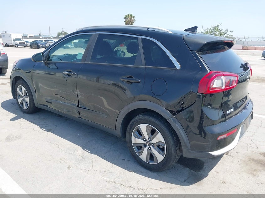 Vin: kndcb3lc7k5294999, lot: 45618565, kia niro lx 20193