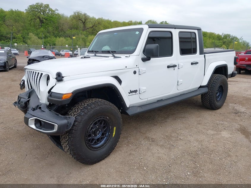 Vin: 1c6hjtag1pl544925, lot: 45618631, jeep gladiator sport s 4x4 20232