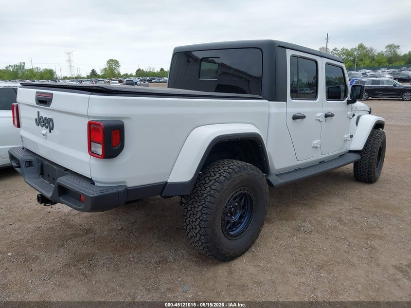 Vin: 1c6hjtag1pl544925, lot: 45618631, jeep gladiator sport s 4x4 20234