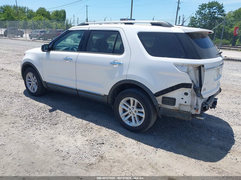 Vin: 1fm5k8d85dgb32680, lot: 45618646, ford explorer xlt 20133