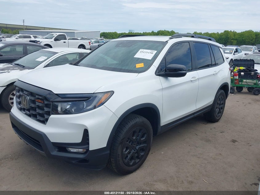 Vin: 5fnyf8h67nb002958, lot: 45618766, honda passport awd trailsport 20222