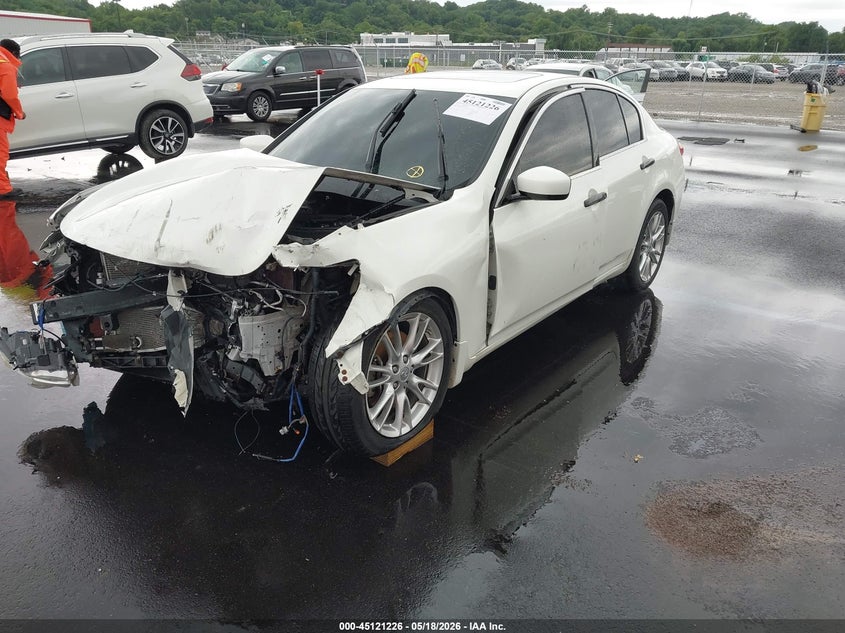 Vin: jn1cv6arxbm401391, lot: 45618842, infiniti g37x 20112