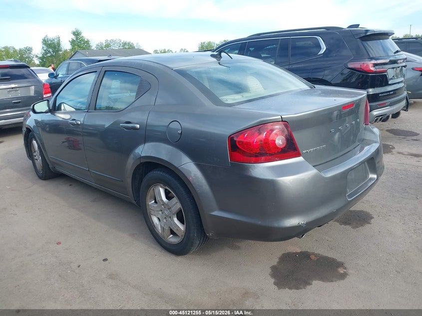 Vin: 1c3cdzcg7dn740656, lot: 45618871, dodge avenger sxt 20133
