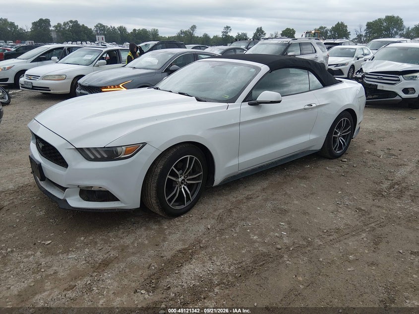 2017 FORD MUSTANG CABRIO 2.3L I-4 DI, DOHC, VVT, TURBO, 310HP