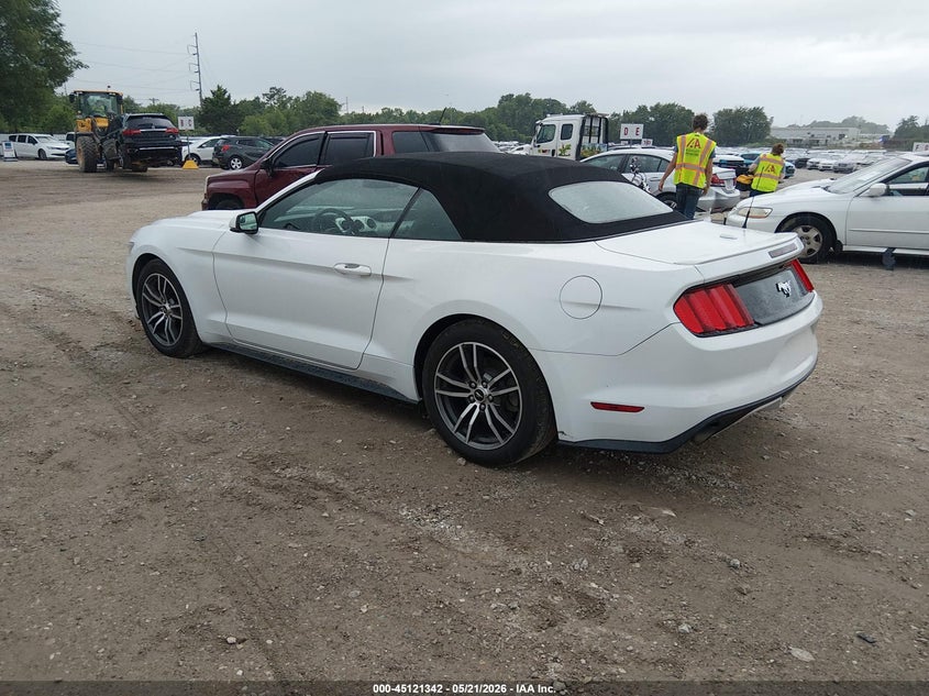 2017 FORD MUSTANG CABRIO 2.3L I-4 DI, DOHC, VVT, TURBO, 310HP