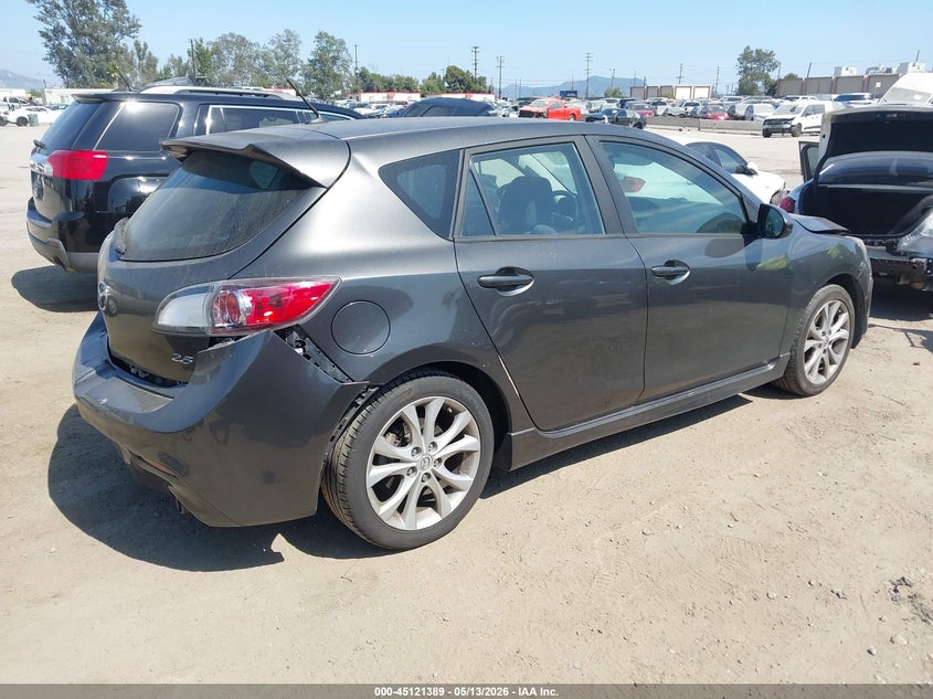 Vin: jm1bl1k68b1483225, lot: 45619004, mazda mazda3 s sport 20114