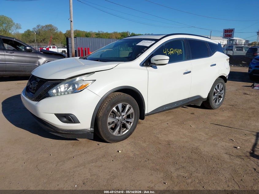 2016 Nissan Murano Sv 5N1AZ2MH8GN160822 photo 1