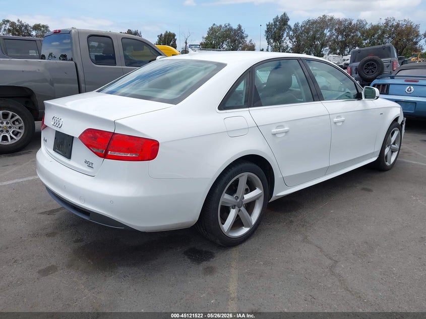 Vin: waukfafl0cn011129, lot: 45619138, audi a4 2.0t premium 20124