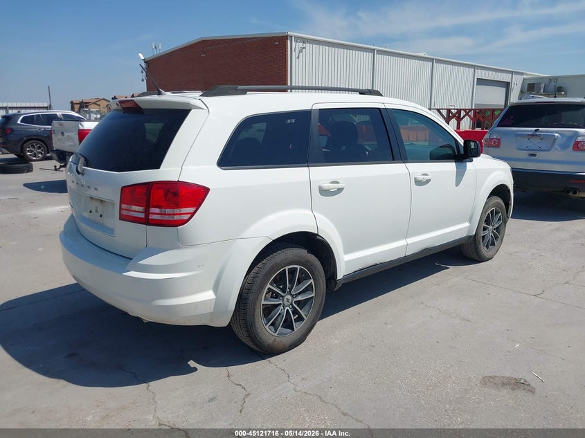 Vin: 3c4pdcab8jt386062, lot: 45619332, dodge journey se 20184