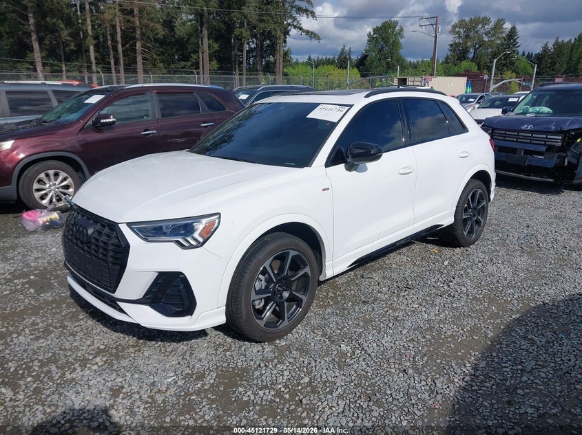 Vin: wa1eecf31s1076151, lot: 45619345, audi q3 premium 45 tfsi s line quattro tiptronic 20252