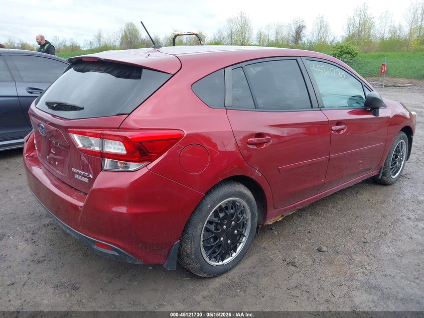 Vin: 4s3gtaa65h1750305, lot: 45619346, subaru impreza 2.0i 20174