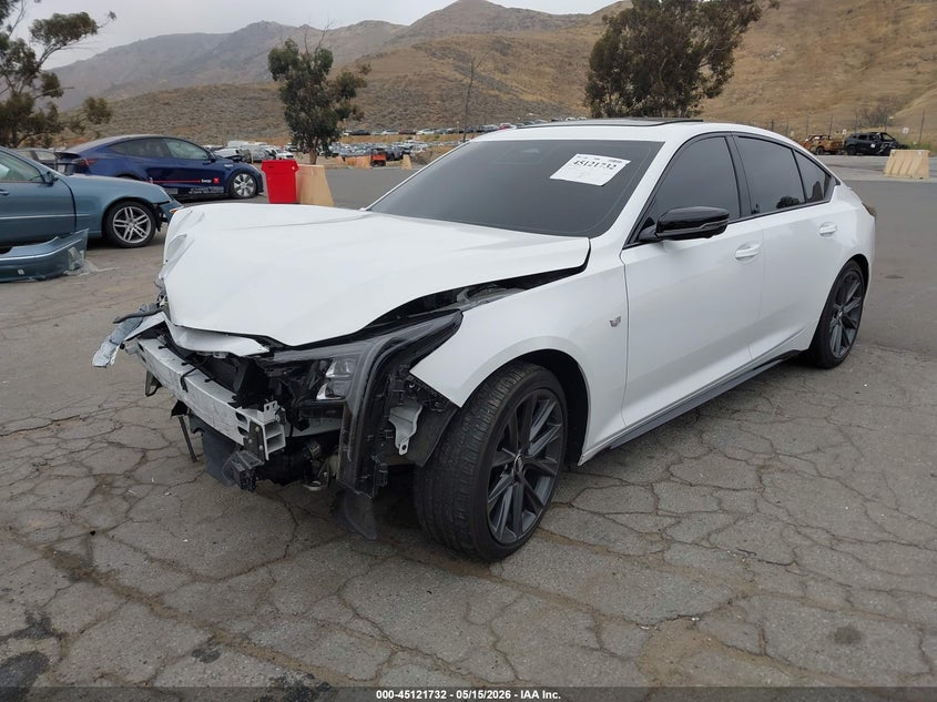 Vin: 1g6dp5rk2s0104302, lot: 45619348, cadillac ct5 sport rwd 20252