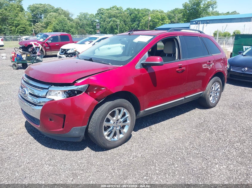 Vin: 2fmdk3jc6ebb59869, lot: 45619357, ford edge sel 20142