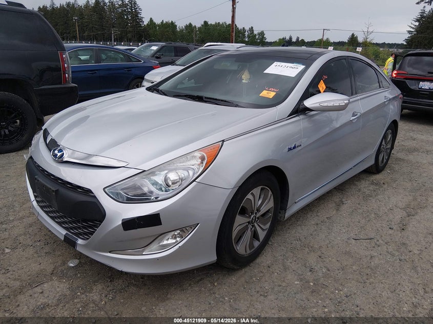 2015 Hyundai Sonata Hybrid Limited KMHEC4A46FA123483 photo 1