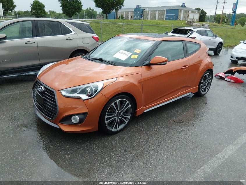 2016 HYUNDAI VELOSTER HATCHBACK 1.6L I-4 DI, DOHC, VVT, TURBO, 201HP