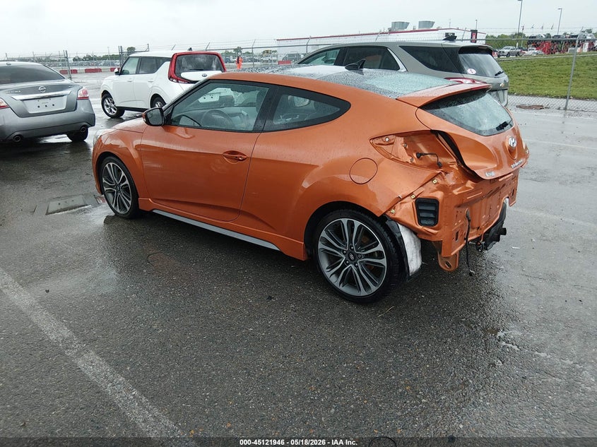 2016 HYUNDAI VELOSTER HATCHBACK 1.6L I-4 DI, DOHC, VVT, TURBO, 201HP