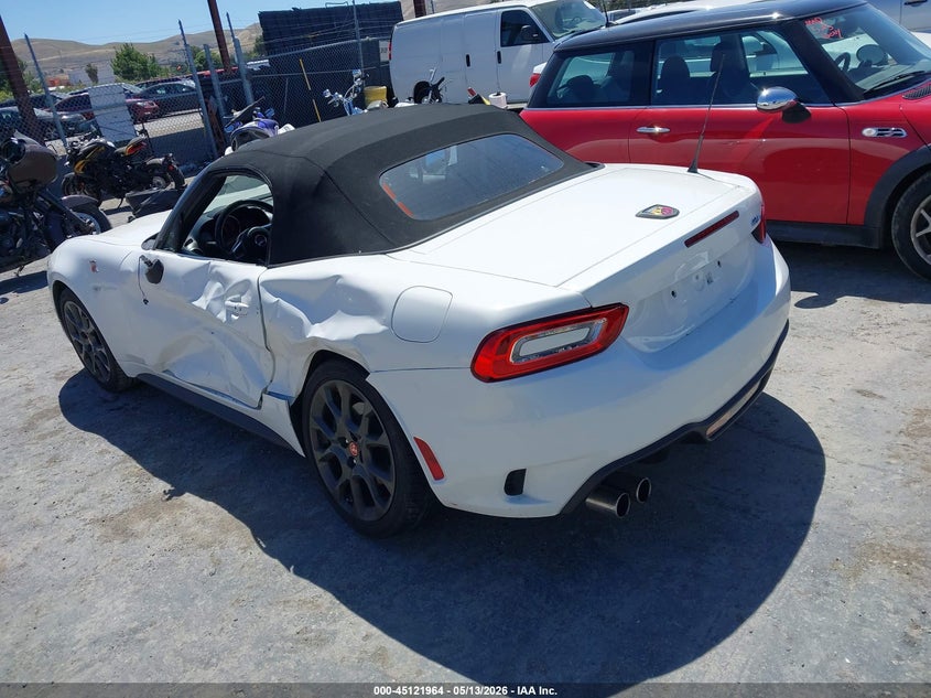 Vin: jc1nfaek0h0111516, lot: 45619579, fiat 124 spider elaborazione abarth 20173