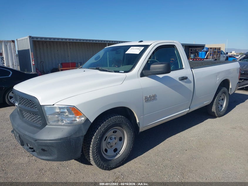 Vin: 3c6jr7dg9hg765281, lot: 45619698, ram 1500 tradesman  4x4 8' box 20172