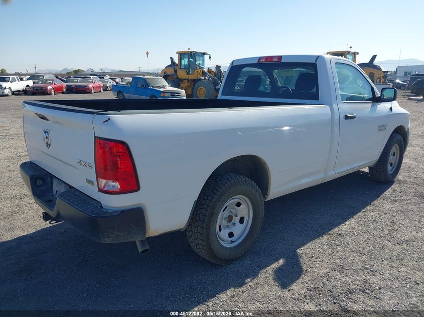 Vin: 3c6jr7dg9hg765281, lot: 45619698, ram 1500 tradesman  4x4 8' box 20174