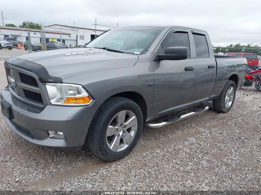 Vin: 1c6rd7ft7cs134123, lot: 45619769, ram 1500 st 20122