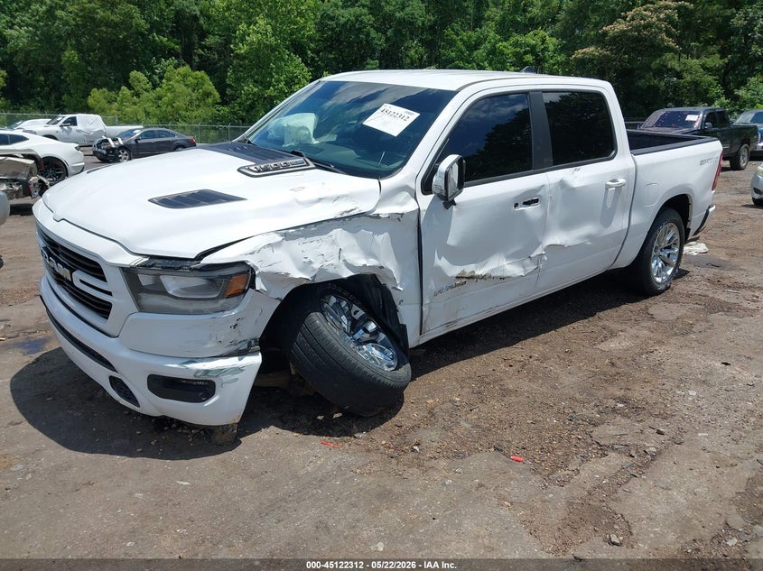 Vin: 1c6srfjt4pn590671, lot: 45619928, ram 1500 laramie  4x4 5'7 box 20232