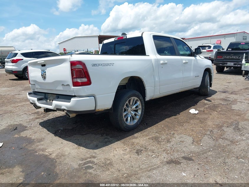 Vin: 1c6srfjt4pn590671, lot: 45619928, ram 1500 laramie  4x4 5'7 box 20234