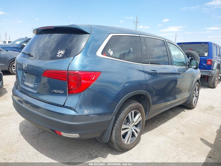 2017 HONDA PILOT auction photo 4