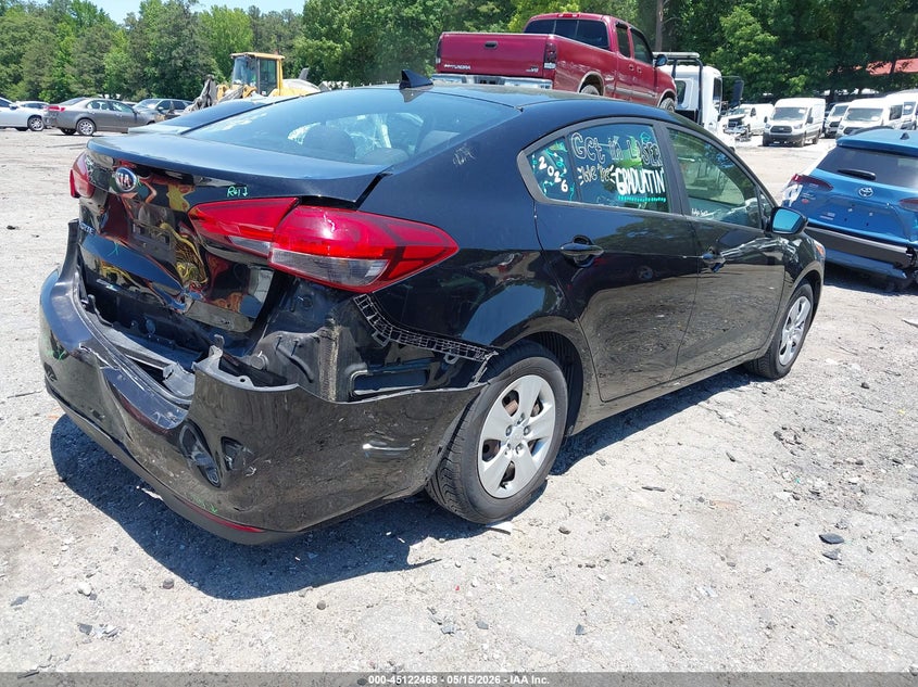 2018 KIA FORTE SEDAN 2.0L I-4 DOHC, VVT, 147HP