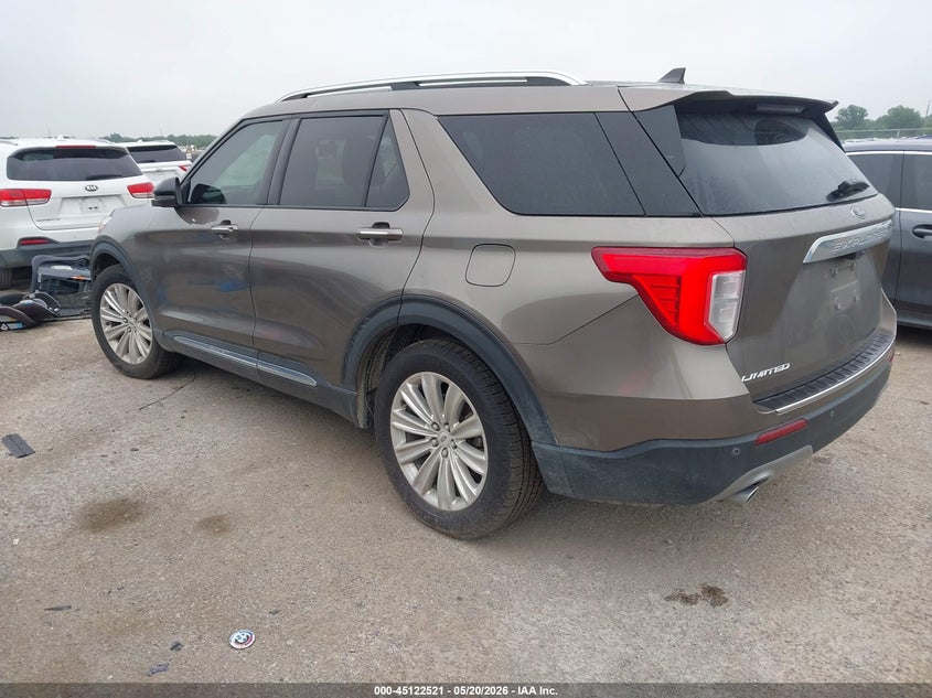 Vin: 1fmsk7fh6mga33246, lot: 45620137, ford explorer limited 20213
