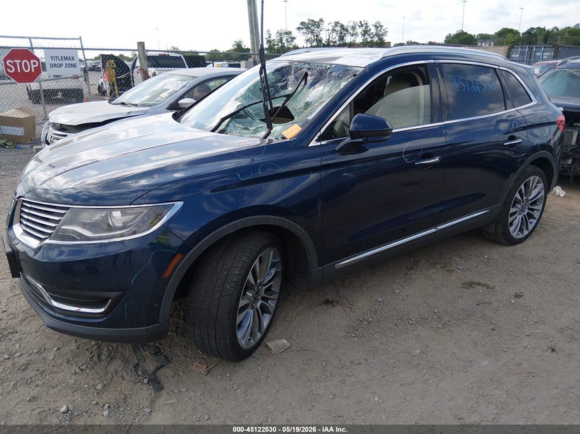 Vin: 2lmpj8lp9hbl52717, lot: 45620146, lincoln mkx reserve 20172
