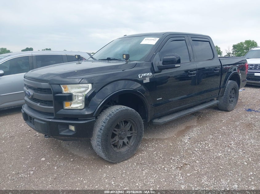 Vin: 1ftew1ep3gke44715, lot: 45620178, ford f-150 lariat 20162